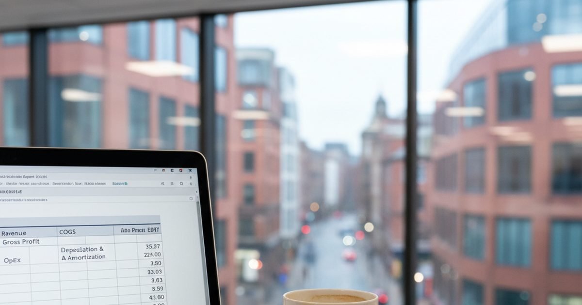 Business valuation spreadsheet and annual accounts