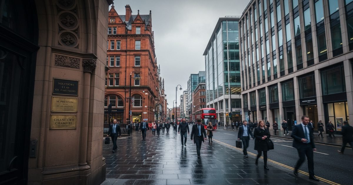 Leeds city centre commercial district