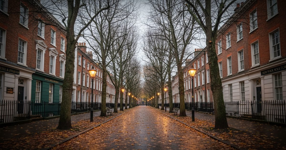 Leicester New Walk professional district