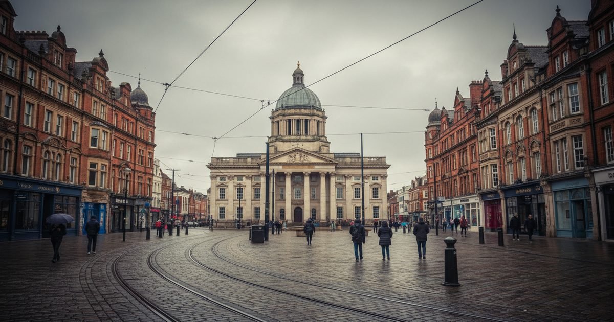 Nottingham Old Market Square and Council House