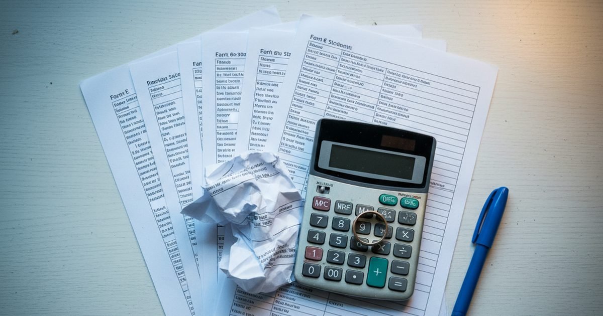 Form E financial statement and documents for matrimonial finance