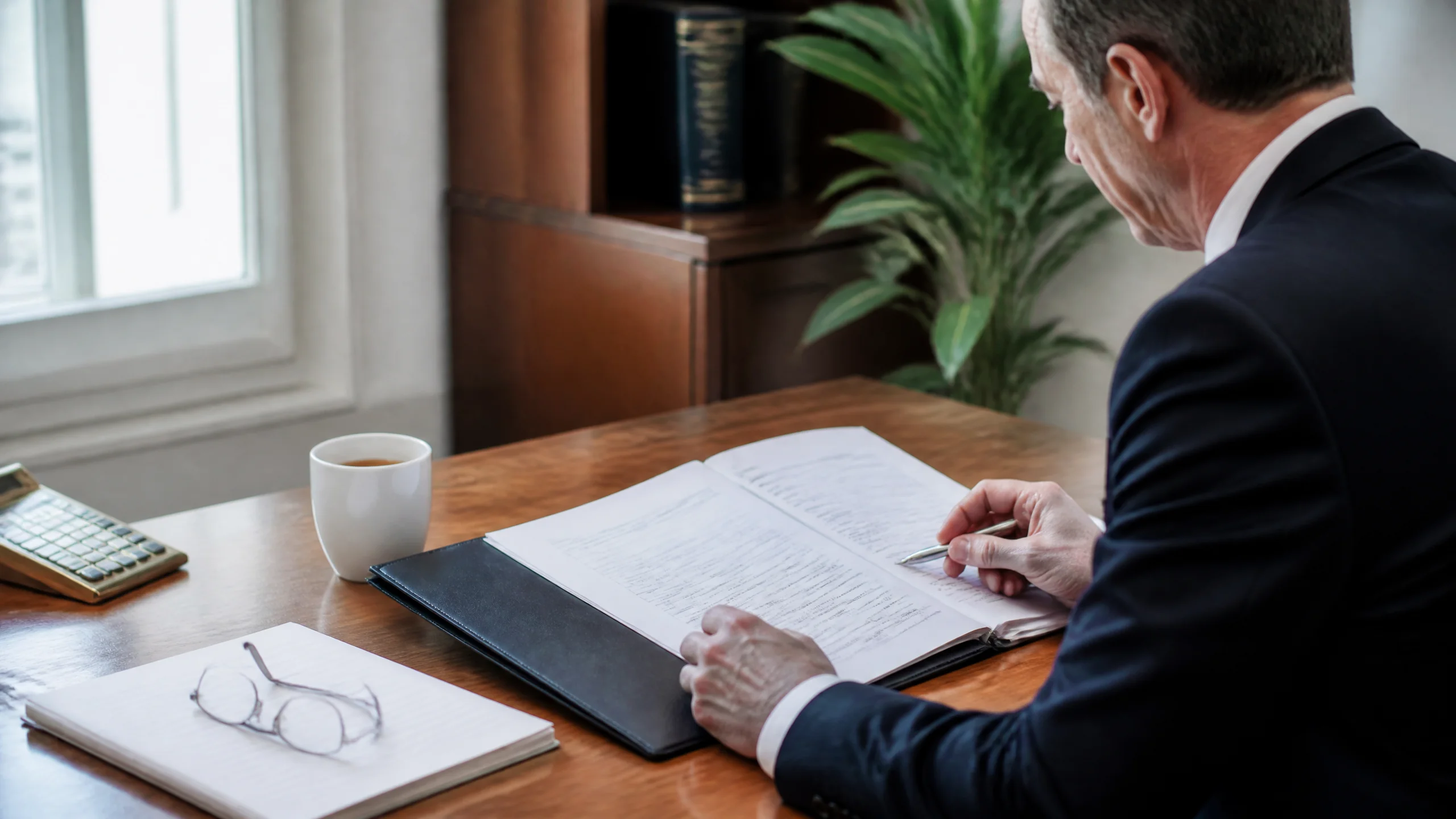 Forensic accountant working on personal injury quantum schedule